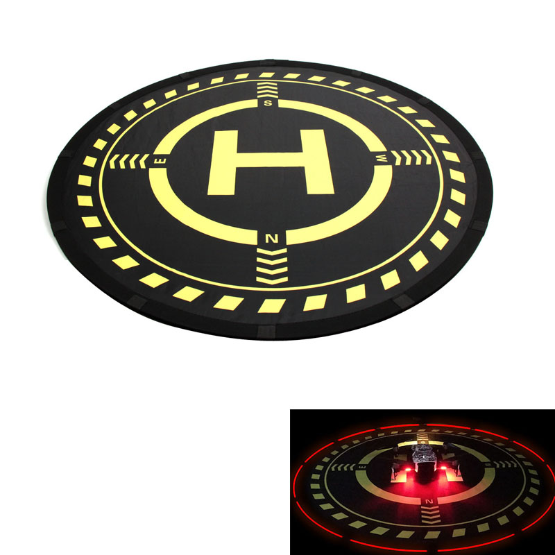 Drone Landing Pad - ドローン駐車エプロンライト付き夜間着陸ライト保護パッド dji mavic air 2 /