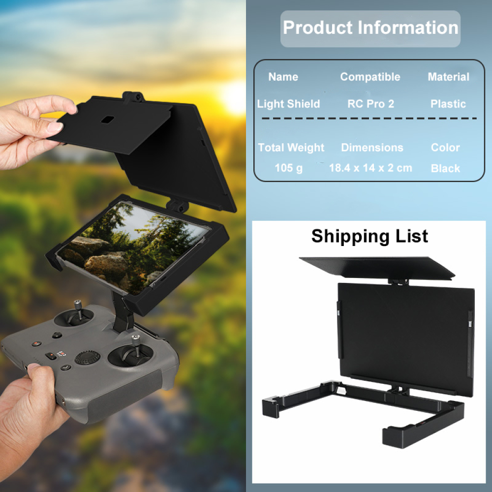 Drone Sun Shade - RC Pro 2用サンシェード、DJI Mavic 4 Pro