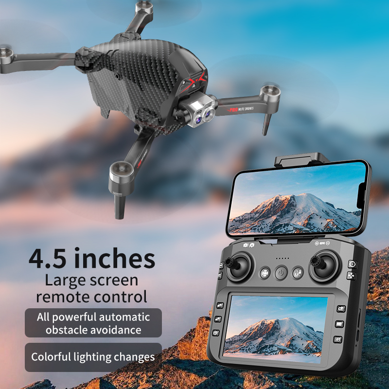 Drone Power Bank - CS26ドローン、1080P FPVデュアルカメラ、スクリーンリモコン、ブラシレスモーター搭載、最大飛行高度50m、飛行速度5m/s、離陸重量140g、360度回転機能付き ° 障害物回避機能、バッテリー2個
