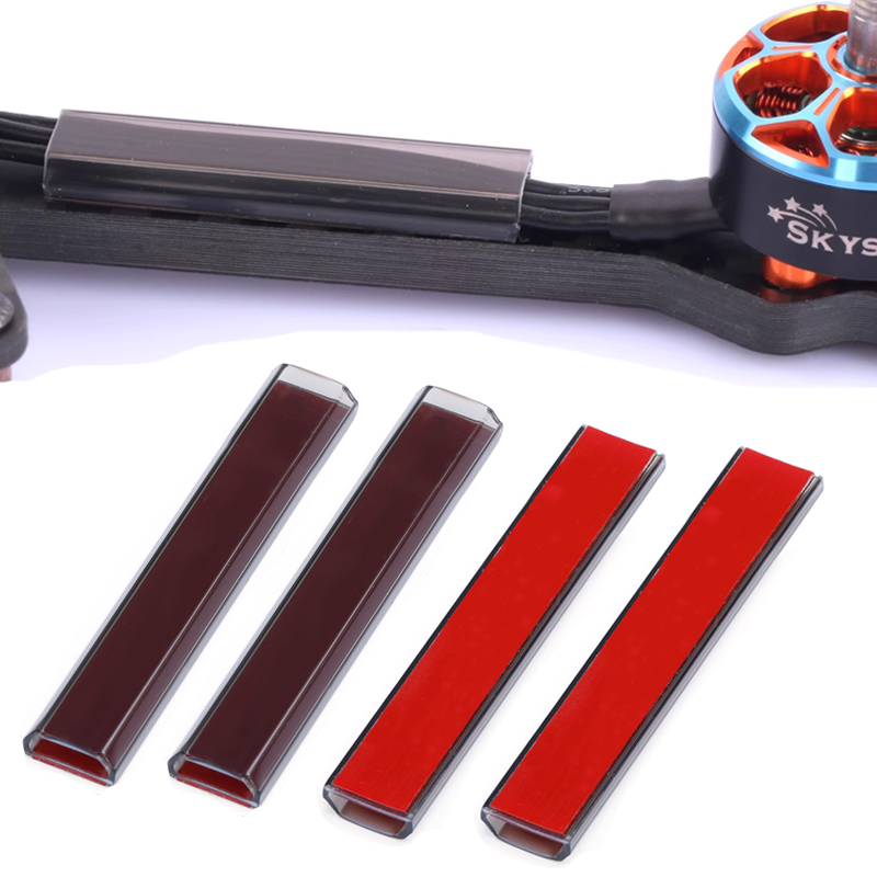 4 個 RC ブラシレスモーターワイヤーカバー保護チューブワ - Drone Joystick Cover のレビューと価格