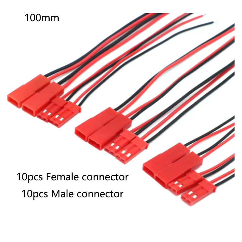 20個 100mm 150mm 200mm JST オス メ - Drone Battery Adapter のレビューと価格